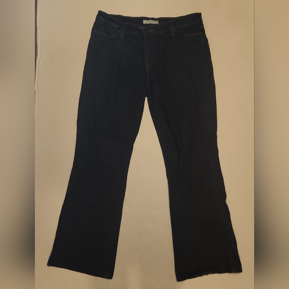 Levi's Levis Ultimate Lift 544 Boot Cut Bootcut Dark Denim Jeans 16 Medium 16 M